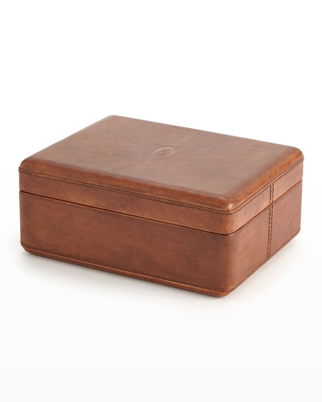 Signature Tabacco Covered Box - Large